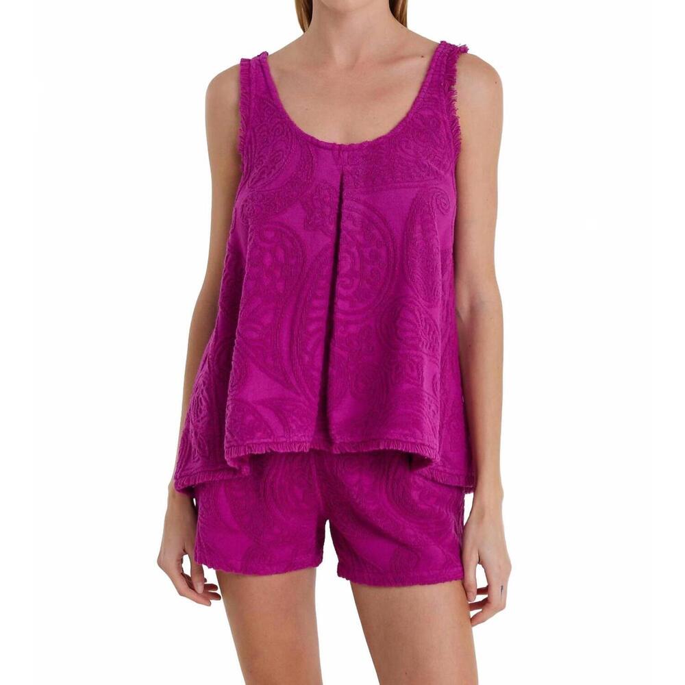 NEW DEVOTION TWINS rosel blouse in magenta